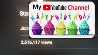 OUR YOUTUBE CHANNEL BIRTHDAY!