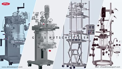 Agitated Glass Nutsche Filter Dryer Manufacturer, Exporter & Supplier