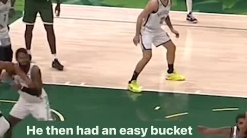 Giannis didn’t want to come out of the game