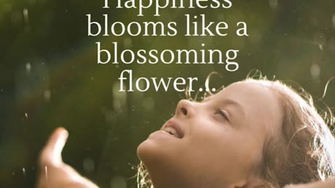 Blossoming Happiness, Love's Nurturing #Shorts #happinessfacts #subscribe