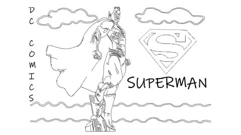 FUN FACT ABOUT SUPERMAN | HOW TO DRAW SUPERMAN