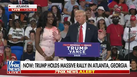 Michaelah Montgomery's Speech at Trump's Atlanta Rally