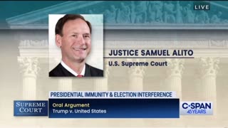 Justice Alito Educates Lawyers On Presidential Immunity