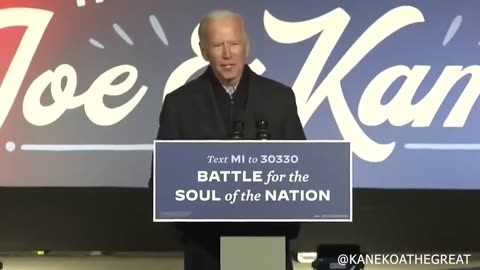 JOE BIDEN: "We have put together the most extensive and inclusive voter fraud organization