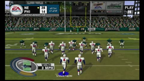 Madden NFL 2004 Franchise Year 1 Week 2 Patriots At Eagles