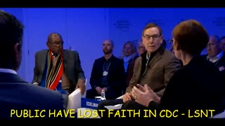 DAVOS 2024: People Have Lost Faith In The CDC - Reputation has been damaged