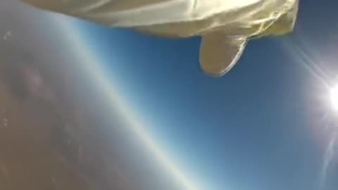 Space To Earth Jump 🥹 skydiving