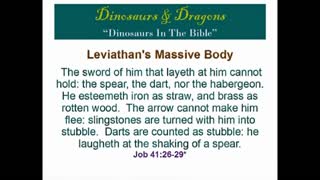 Dinosaurs In The Bible