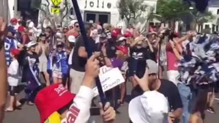 Crazy Celebration for Trump