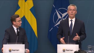 NATO Secretary General with Prime Minister of Sweden Ulf Kristersson, 07 MAR 2023