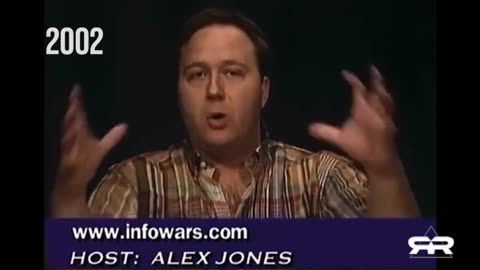 Alex Jones 2002 predicting lab-made virus to bring in cashless society, one world government tyranny