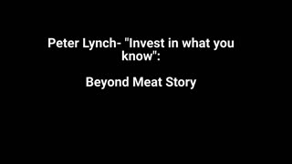 Lessons Learned Video on Fundamentals with Case Study Beyond Meat