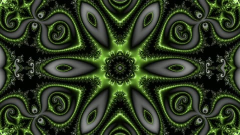 Kaleidoscopic Design w/Blinking-Color Effect 4.9.23.6