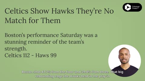 Celtics Show Hawks They’re No Match for Them