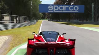 1/3 - Assetto Corsa | Ferrari FXX K, Brutal Upshifts at Monza Circuit | Logitech G25
