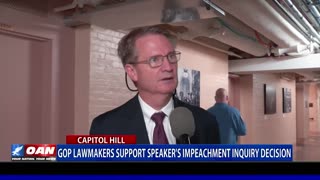 GOP Lawmakers Support Speaker's Impeachment Inquiry Decision