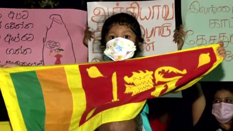 Sri Lankan protests demand 'tyrant' Rajapaksa out