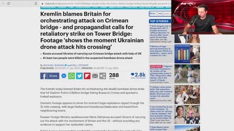 WW3: US ATTACKS RUSSIA! - False Flag on Crimean Bridge An Act Of WAR! - UK THREATENED
