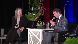 During the Arizona governor candidate forum, Katie Hobbs and Kari Lake respond to questions.