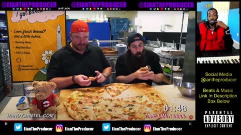 Beard Meats Food and I Take On England’s Biggest Undefeated 40-Inch Pizza Challenge reaction