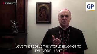 ARCHBISHOP VIGANO APPEALS FOR A WORLDWIDE ANTI-GLOBALIST ALLIANCE