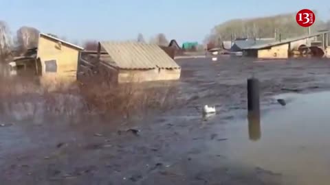 Footage of flooded area in Russia's Tyumen region