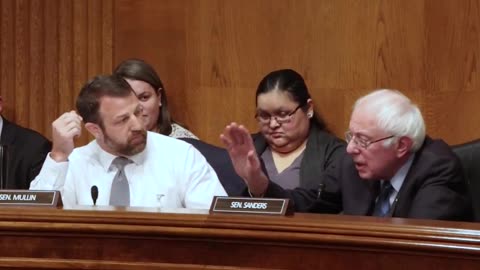 Senator Markwayne Mullin (R-OK) just tried to fight a witness at a hearing.
