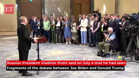 Putin comments on US presidential debate: 'Russia takes Trump's words on Ukraine seriously'