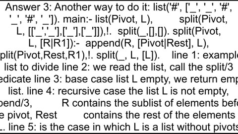 How to split list in Prolog
