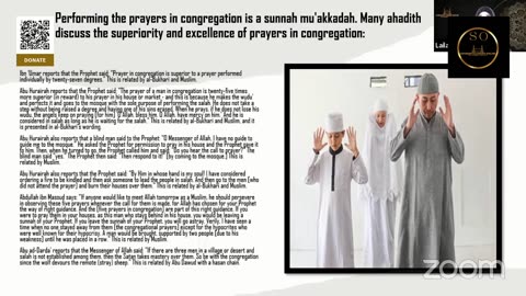 Congregational Prayer / Hadith for Women