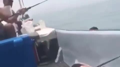 Don't scare me when you're focused on fishing