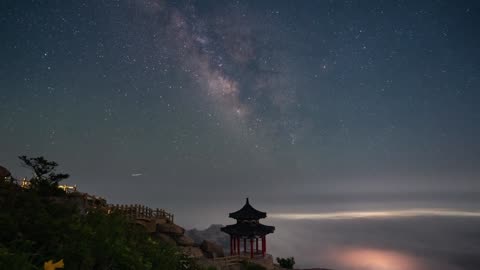 Outdoor aerial photography, documenting the starry skies of New York City