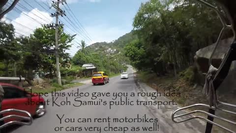 Personal Travel_ PUBLIC TRANSPORT- KOH SAMUI!