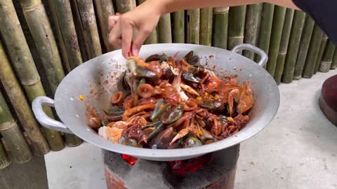 Buttered Garlic Seafoods