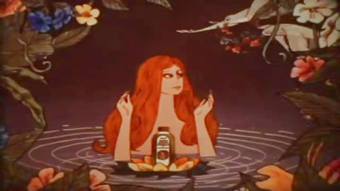 1971 Herbal Essence Shampoo Animated Commercial | Garden of Earthly Delights