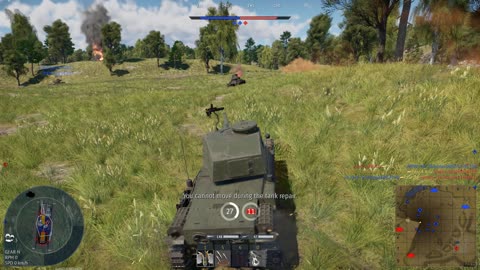 war thunder gameplay of the Chi-Nu II
