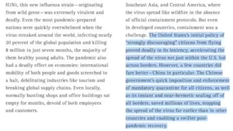 Remember That Time Bill Gates Blamed Our 'Freedom' For The Spread Of The Virus? While Praising China For It's Authoritarian Measures? Straight Out of The Rockefeller Lock Step Document From 2010...