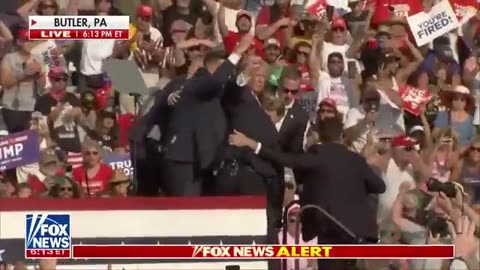 Shots fired at Trump rally