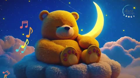 1 Hour Gentle Lullabies Teddy Bear Sleep With Soothing Night Sounds