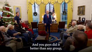 President Biden Welcomes World War II Veterans to the White House.