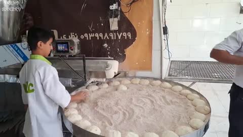 13 Years Old Baker!!! He Is So Fast And Smart In Baking Bread| Cooking Barbari Bread