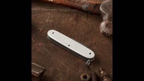 Victorinox Swiss Army Pioneer Pocket Knife,Silver Alox,One Size