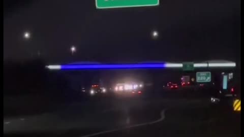 What is up with the light show on 119th St bridge over I-35 in Olathe Ks