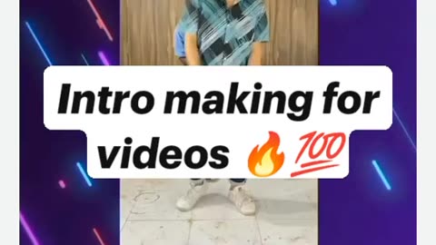 Intro Maker in the video