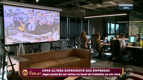 Copa do Mundo altera horário de expediente das empresas | SBT Brasil (16/11/22)