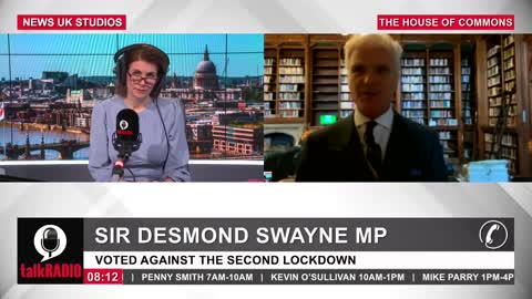 Sir Desmond Swayne 'speechless about the way people shrug as our liberties are taken away'