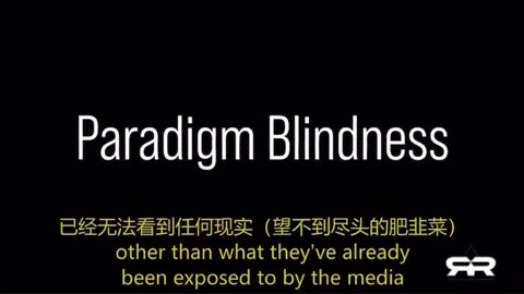 Paradigm Blindness範例式盲群