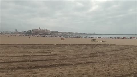 Salé Beach/Located at the mouth of the Bouregreg,River