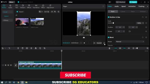 Convert Video into Shorts/Reels/Tiktok in CapCut for PC | CapCut Video Editing Course #4