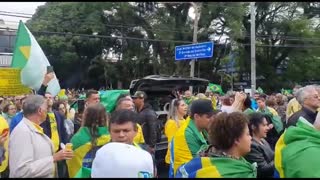 Bolsonaro supporters continue protests after election defeat outside Brazilian Army headquarters